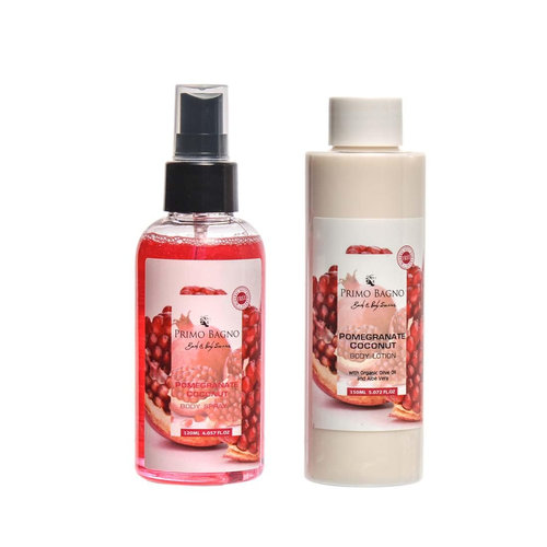 Pomegranate Coconut Paper Bag Body Lotion 150ml & Body Spray 140ml