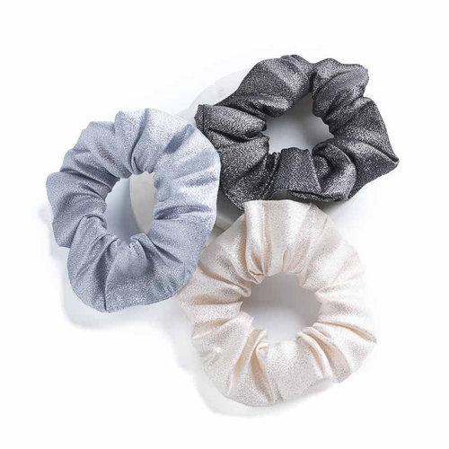 Υφασμάτινα Scrunchies Μαλλιών με Glitter