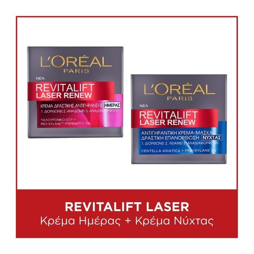 Skincare Routine Revitalift Laser Day & Night Cream