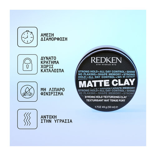 Matte Clay Πηλός για Έλεγχο & Αντοχή στην Υγρασία 75ml