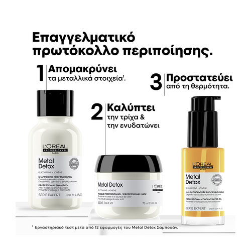 Serie Expert Metal Detox Mini Trio Kit Για Προστασία Από Τα Μεταλλικά Στοιχεία
