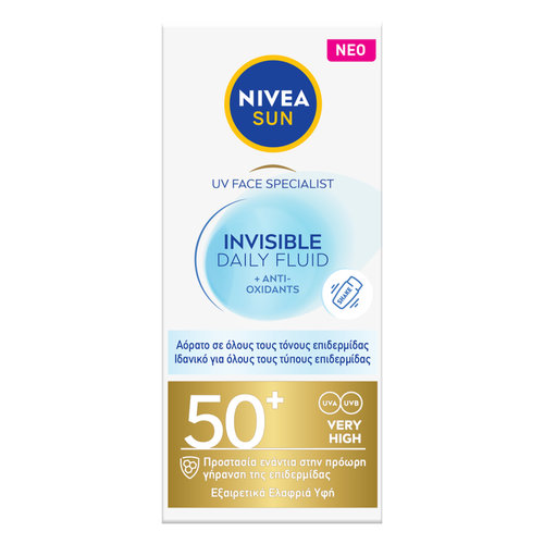 NIVEA Sun UV Face Invisible Daily Fluid SPF50+ 40ml