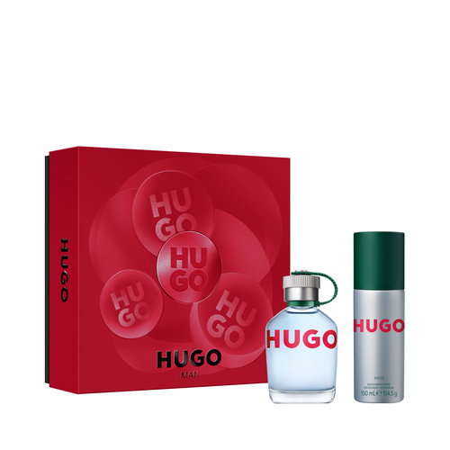 Hugo Man Eau De Toilette 75ml & Deo Spray 150ml