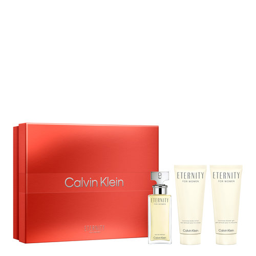 Eternity Eau De Parfum Women 50ml & Body Lotion 100ml & Shower Gel 100ml