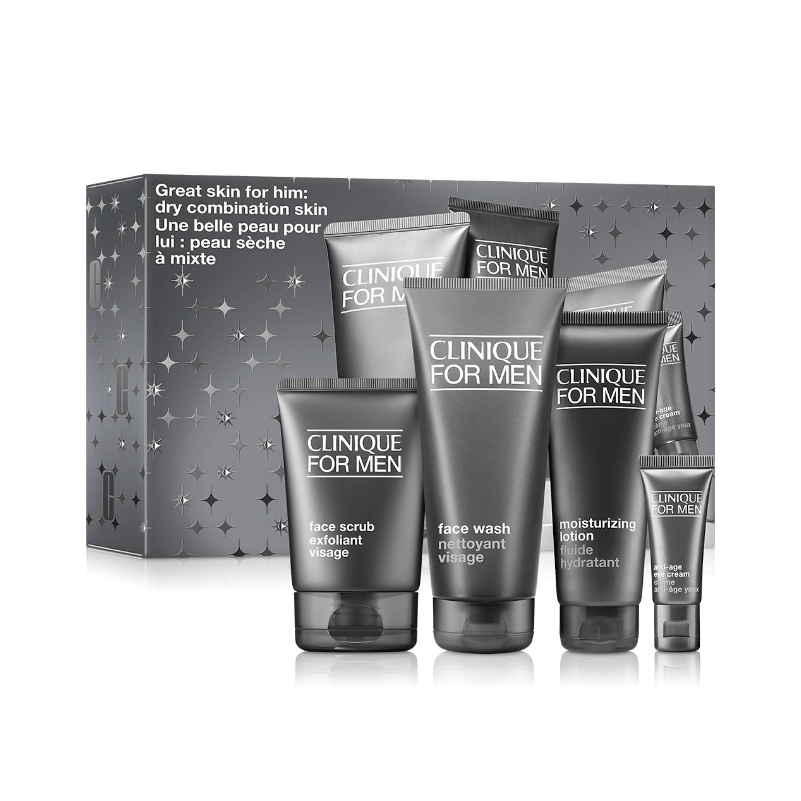 CLINIQUE Great for Him: Clinique For Men Set For Dry Combination Skin
