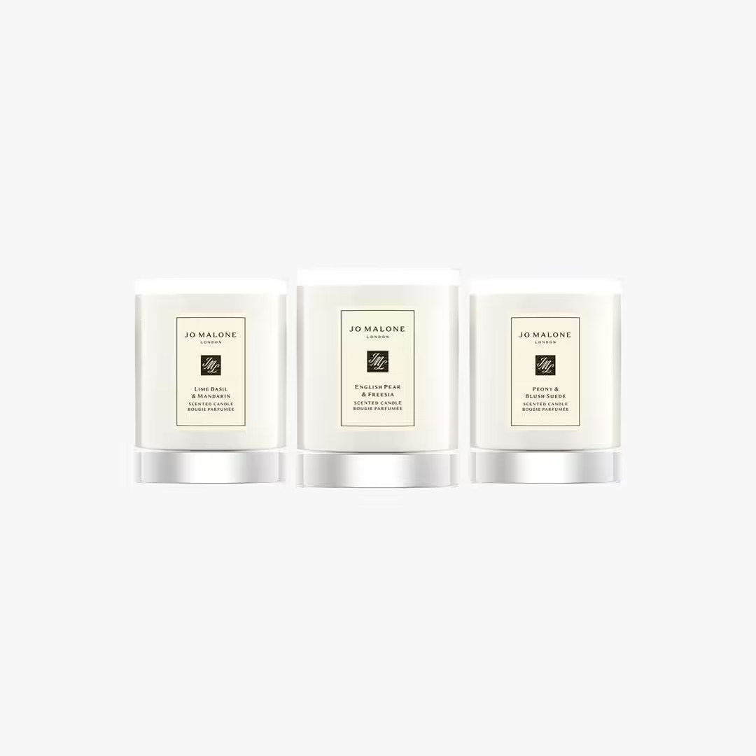 The Travel Candle Trio 3x65gr