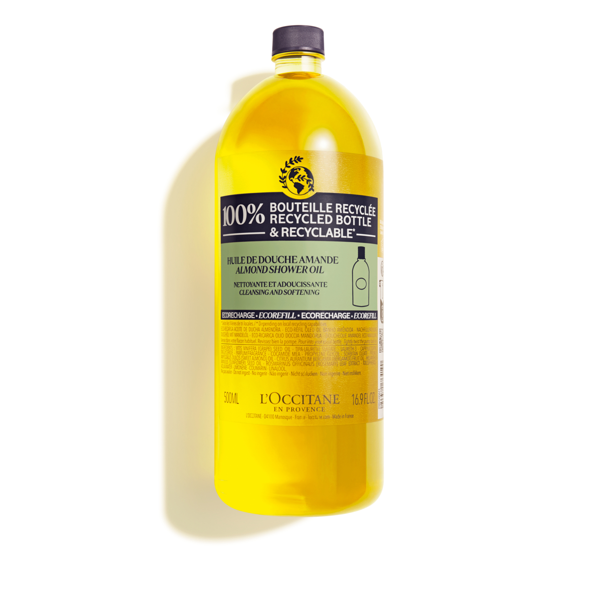 L''OCCITANE Almond Shower Oil Refill 500ml