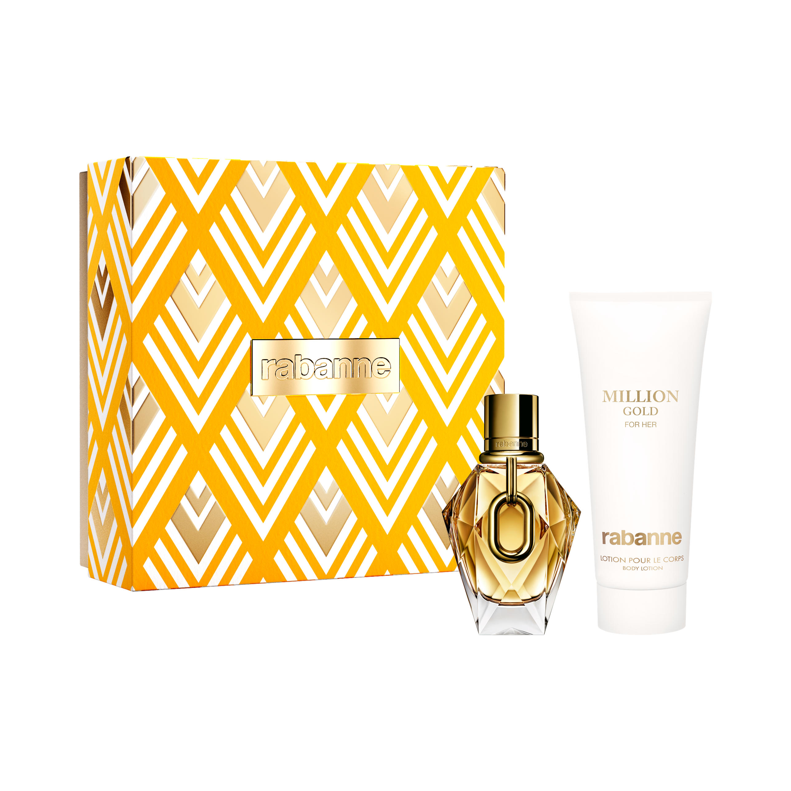 Million Gold For Her Eau De Parfum 50ml & Body Lotion 100ml
