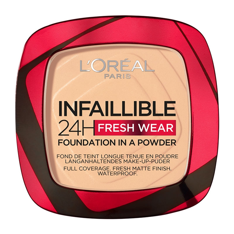 L''OREAL PARIS MAQUILLAGE Infaillible 24H Fresh Wear Μεικαπ Σε Μορφή Πούδρας 9gr