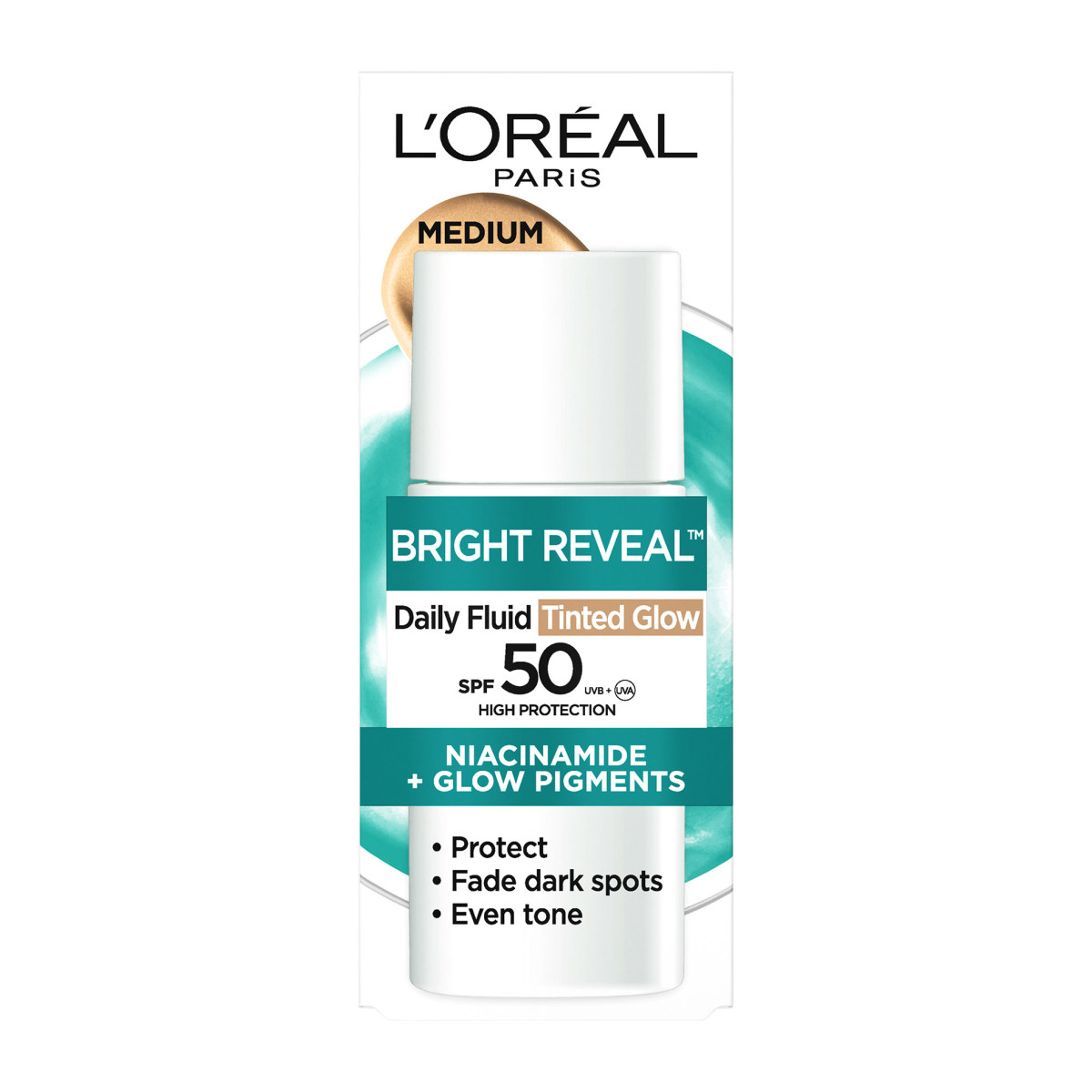 Bright Reveal Κρέμα Προσώπου Με Νιασιναμίδη, Χρώμα & SPF50 Μεσαία Απόχρωση 50ml