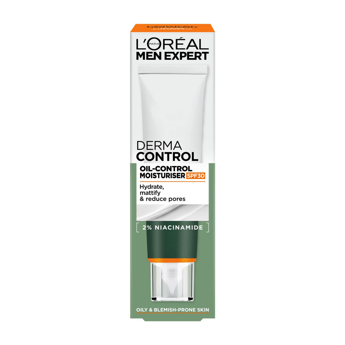 L''OREAL PARIS MEN EXPERT Derma Control Ενυδατική Κρέμα Για Έλεγχο Της Λιπαρότητας Με SPF30 40ml