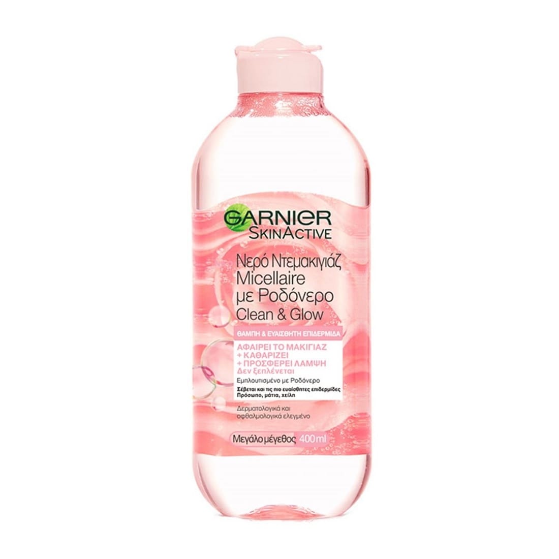 GARNIER Νερό Ντεμακιγιάζ με Ροδόνερο 3-Σε-1 400ml