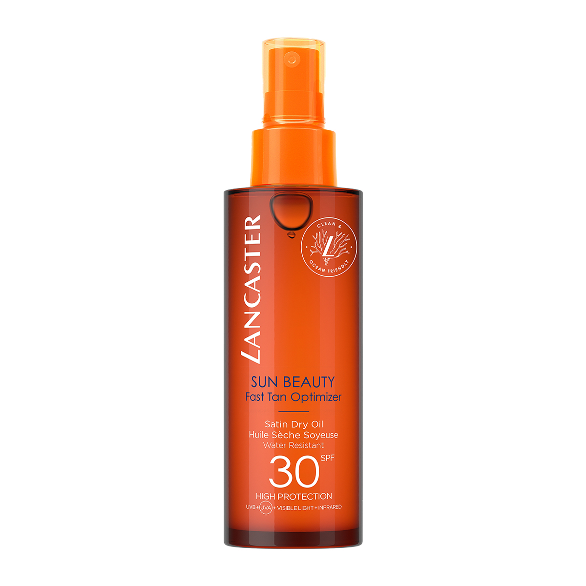 LANCASTER Sun Beauty Fast Tan Optimizer Satin Dry Oil SPF30 150ml