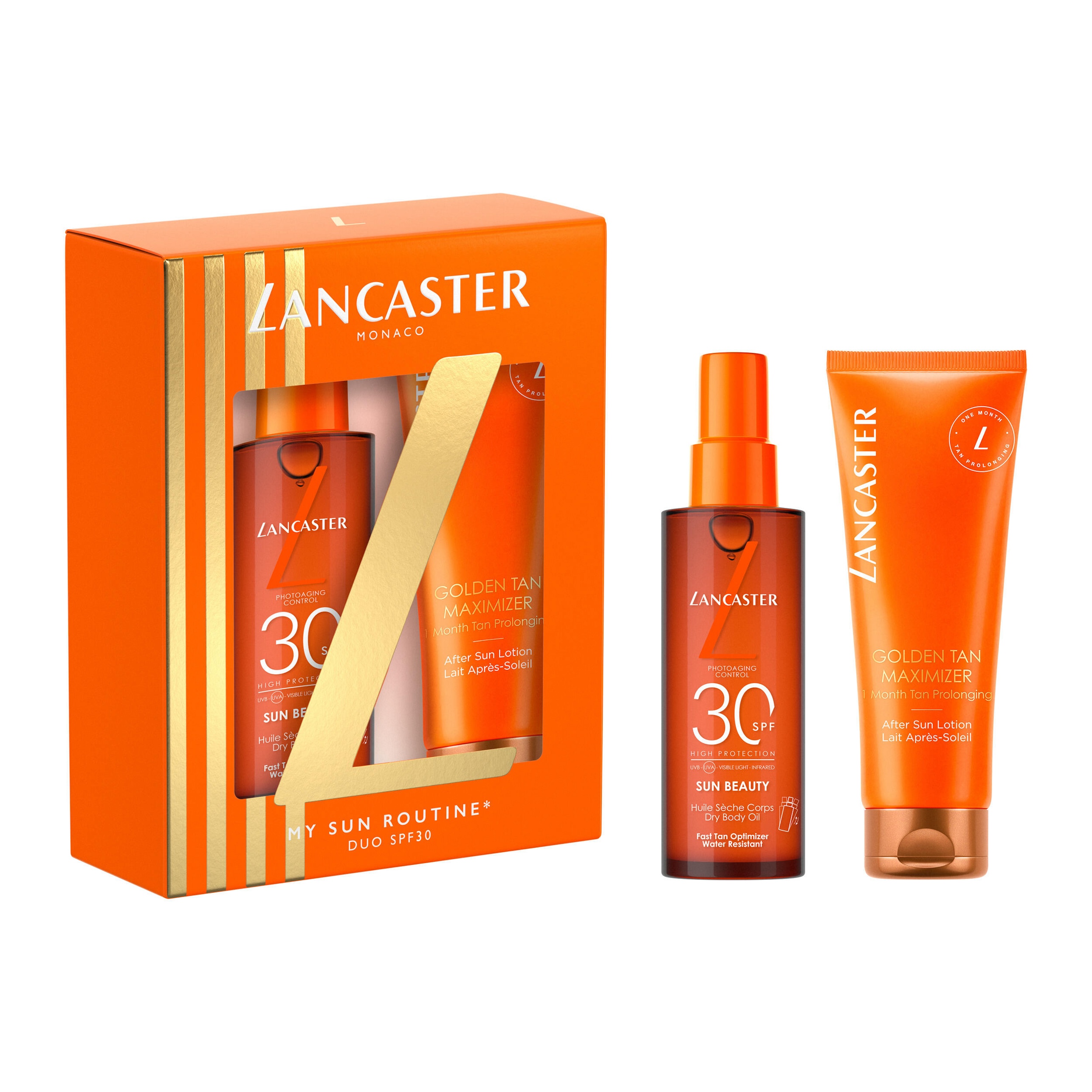 LANCASTER Sun Duo SPF30 (Oil) Gift Set
