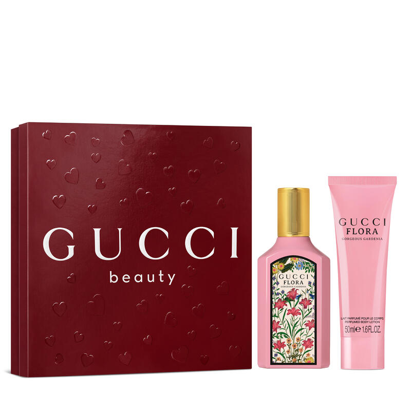 Gucci Flora Gorgeous Gardenia Eau De Parfum 50ml & Body Lotion 50ml