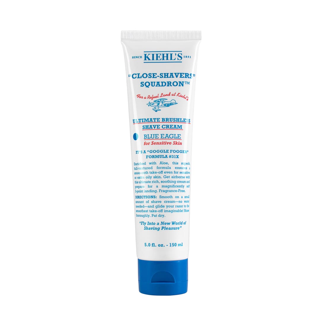 KIEHL''S Ultimate Brushless Shave Cream - Blue Eagle 150ml