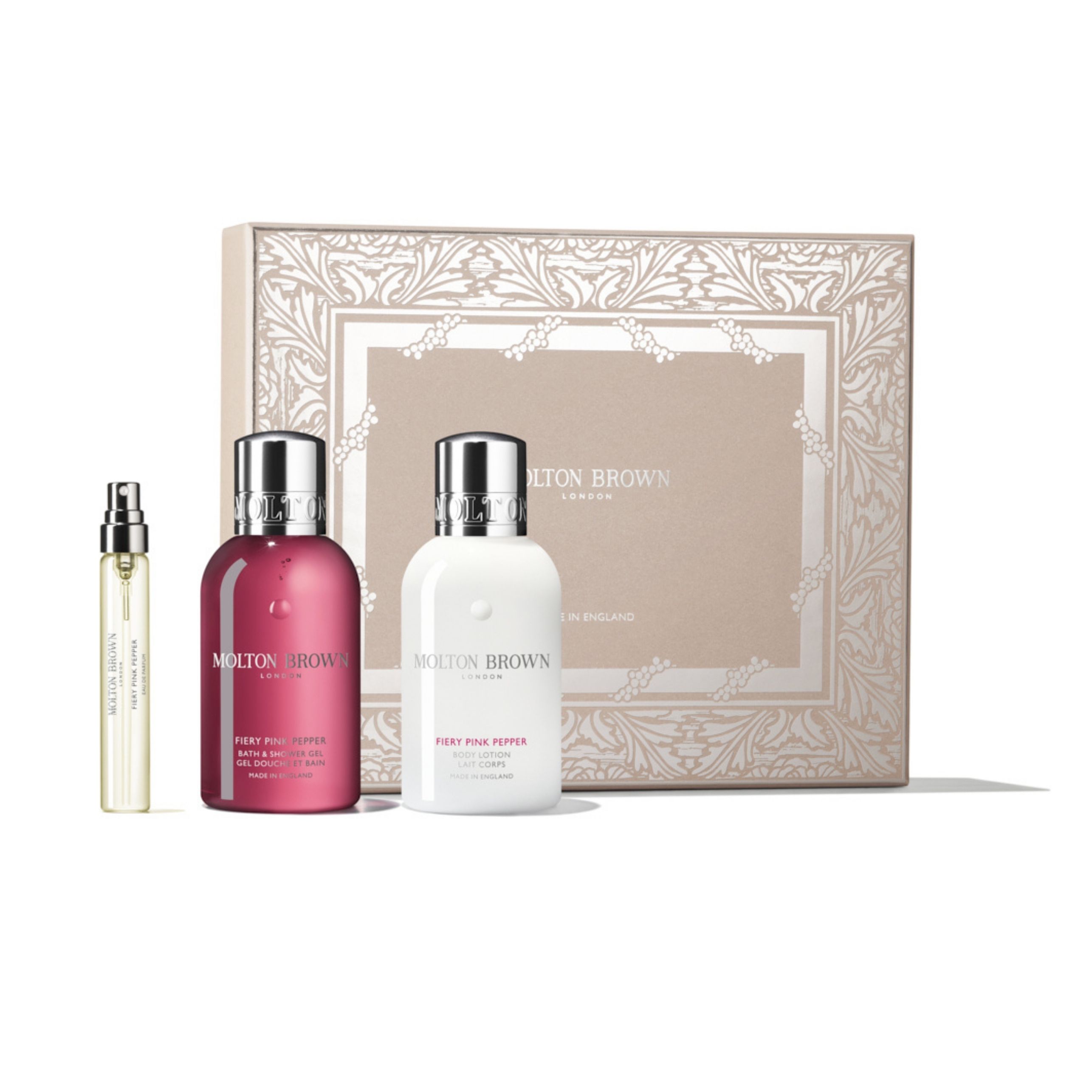Fiery Pink Pepper Travel Gift Set
