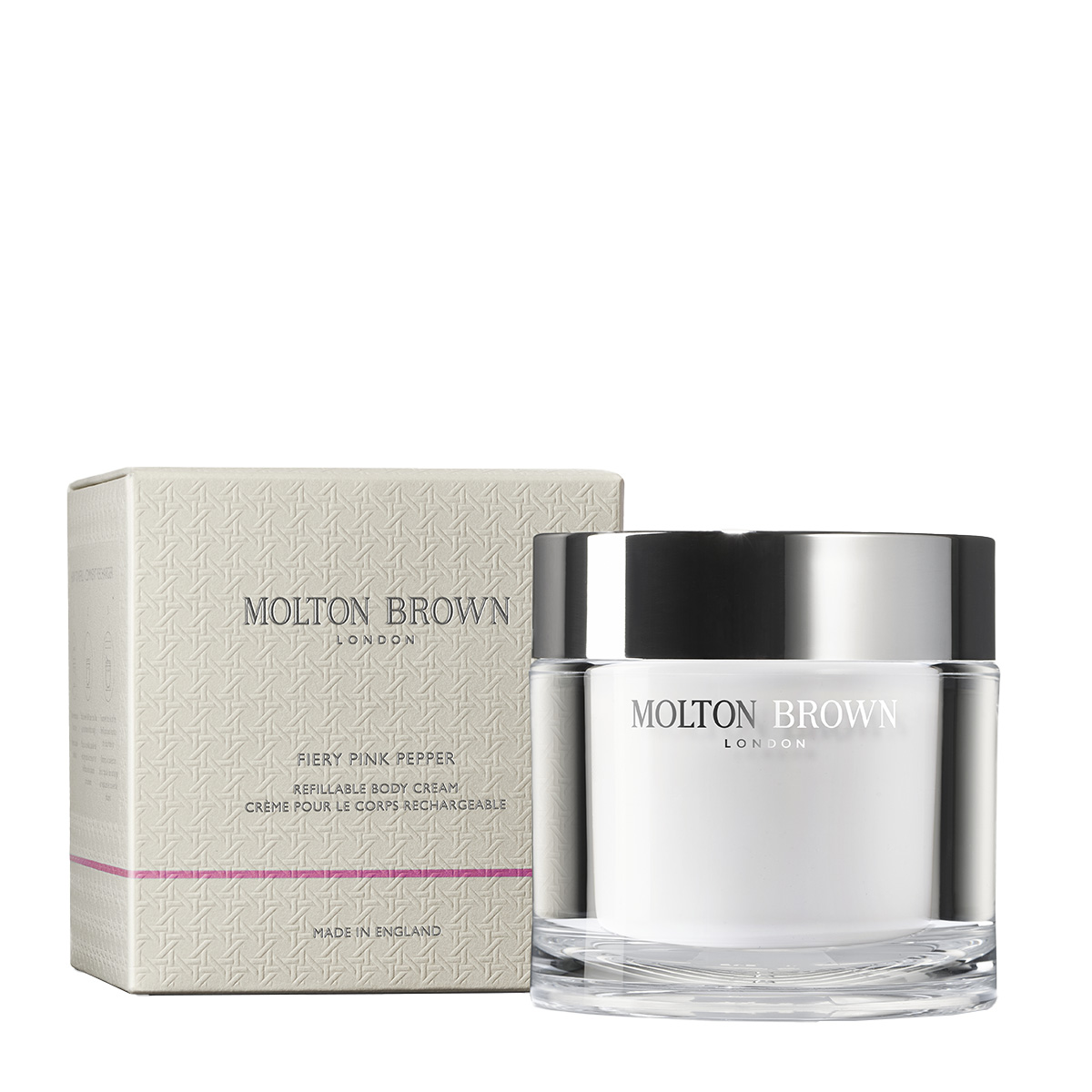 Fiery Pink Pepper Refillable Body Cream 200ml