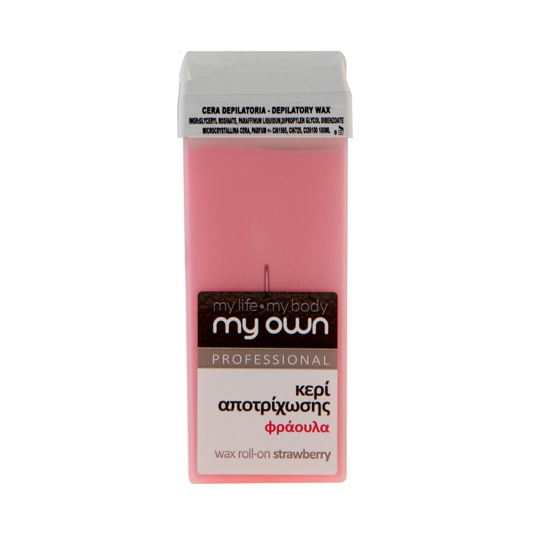 my own Wax Roll-On Φράουλα 100ml