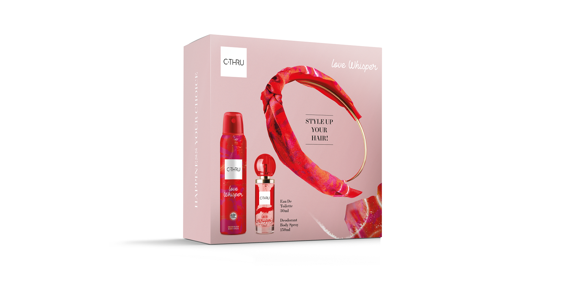 C-THRU C-Thru Love Whisper Eau de toilette+deo spray+hairband