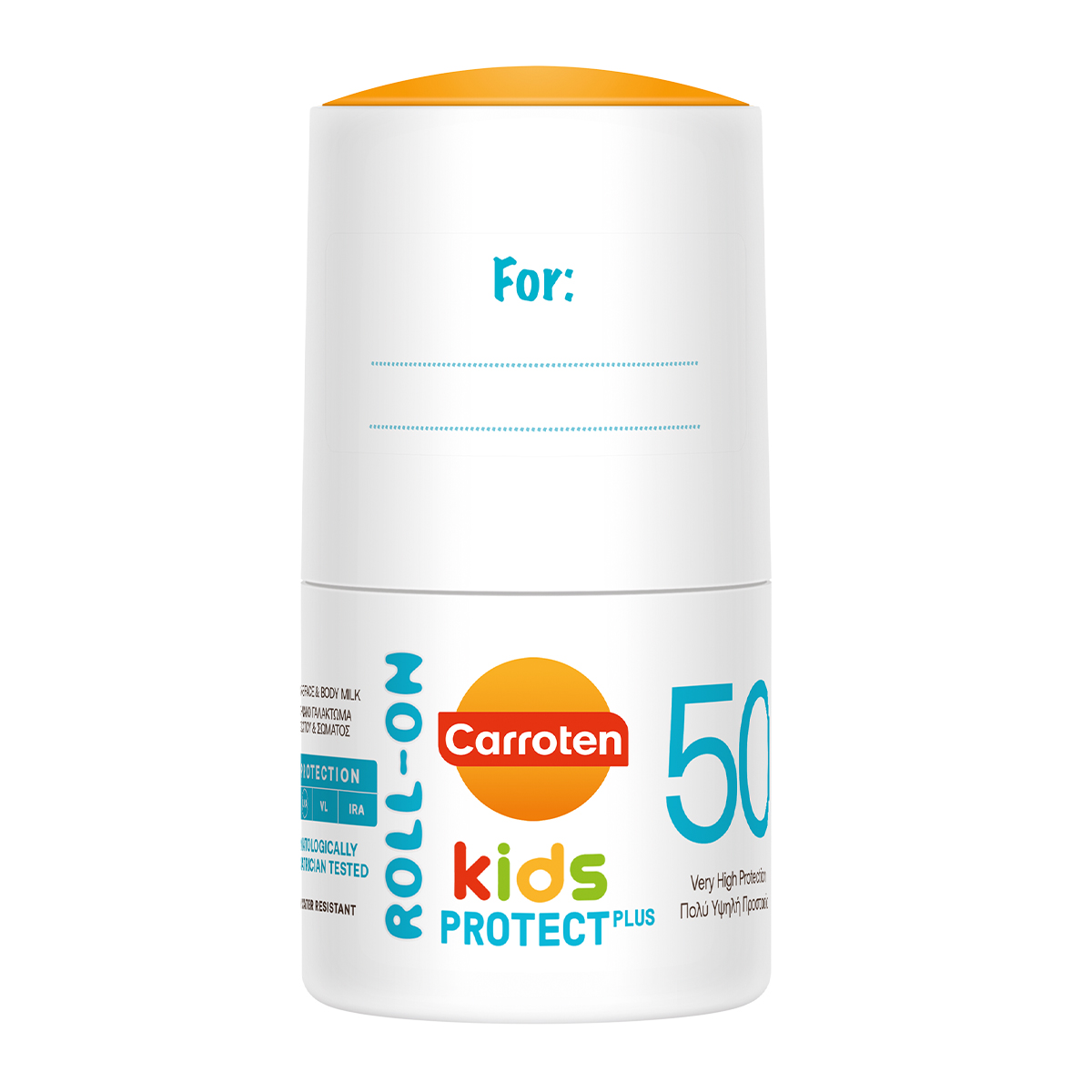 CARROTEN Kids Protect Roll-On Spf50+ Παιδικό Αντηλιακό Γαλάκτωμα Σε Μορφή Roll-On 50ml