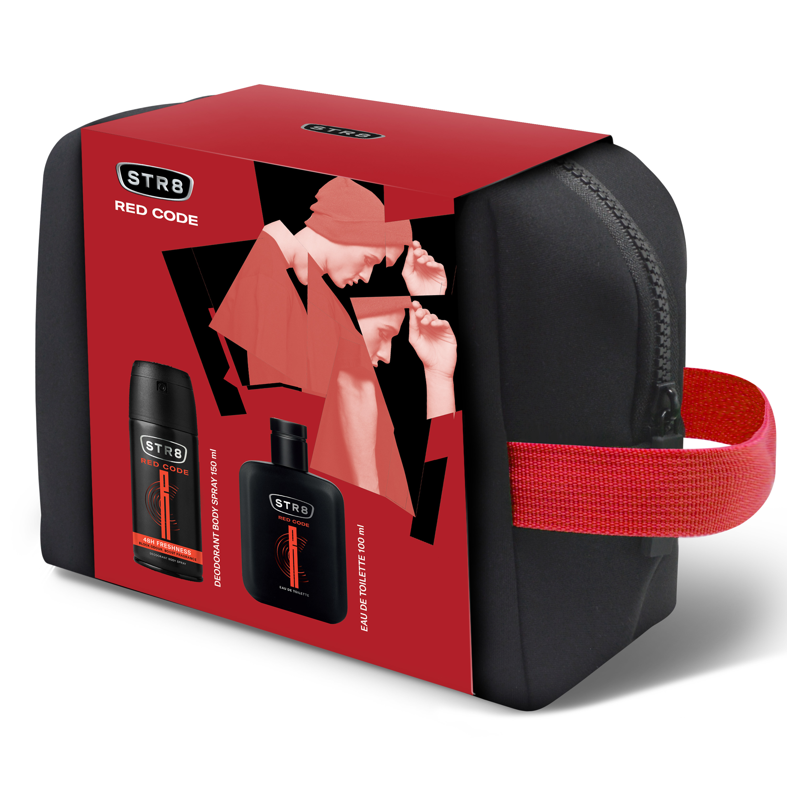 STR 8 STR8 Red Code 50ml & Αποσμητικό Spray 150ml & Νεσεσέρ