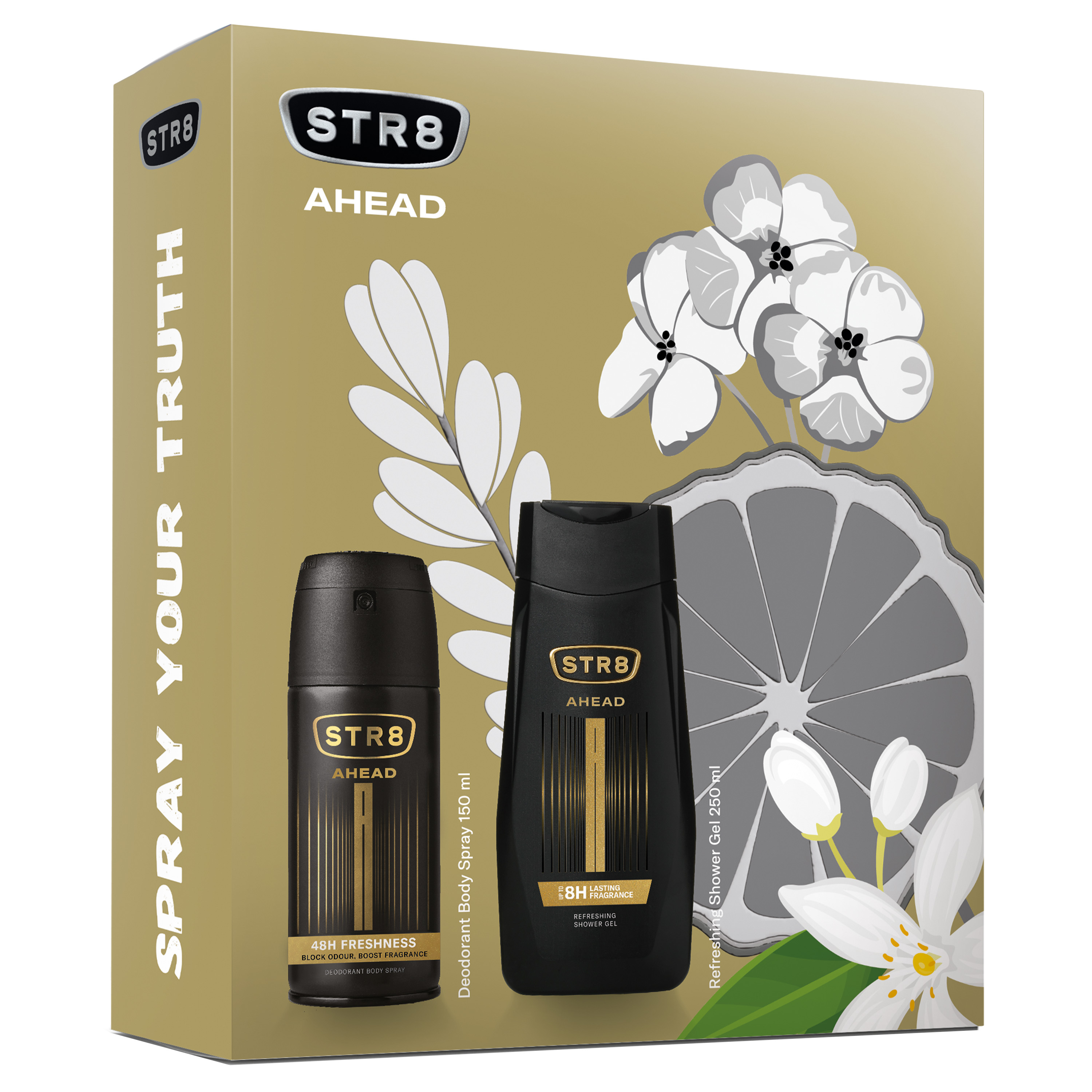 STR 8 STR8 Ahead Aποσμητικό Spray 150ml & Shower Gel 250ml
