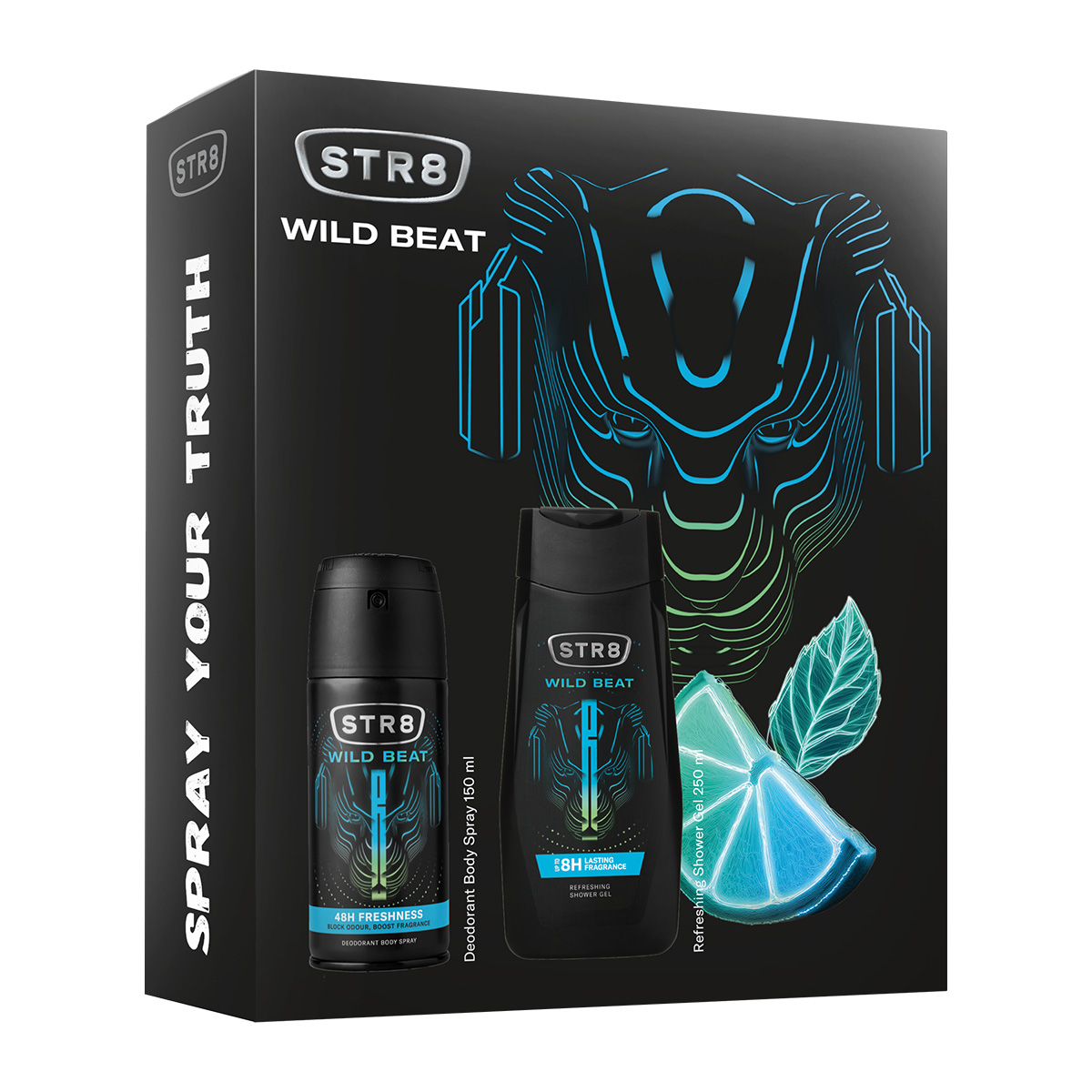 STR 8 STR8 Wild Beat Aποσμητικό Spray 150ml & Shower Gel 250ml