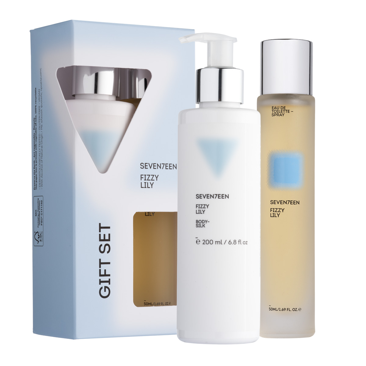 Fizzy Lily Set Body Silk 200ml & Eau De Toilette 50ml