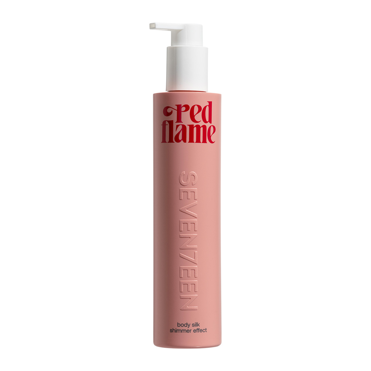 Red Flame Body Silk Shimmer Effect