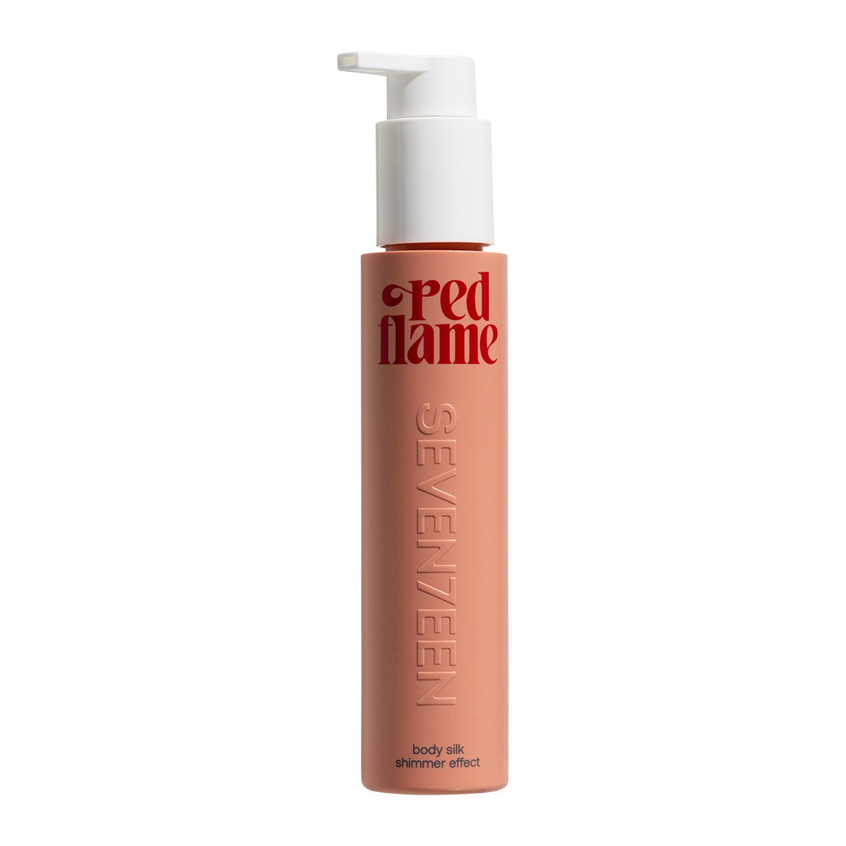 Red Flame Body Silk Shimmer Effect