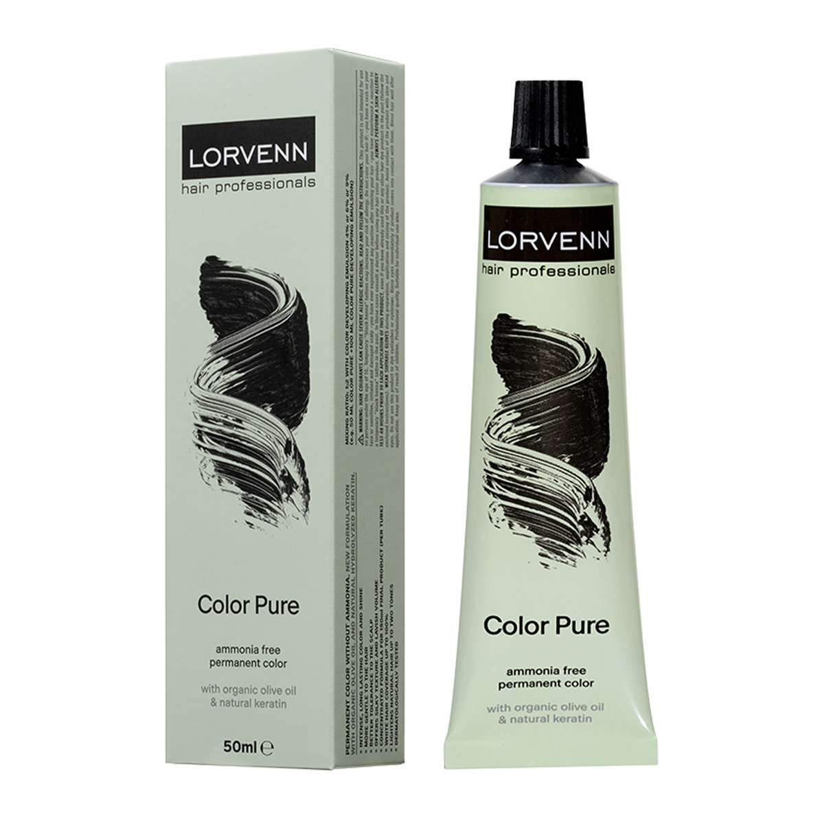 COLOR PURE TUBE Color Pure Ammonia Free Permanent Color 50ml