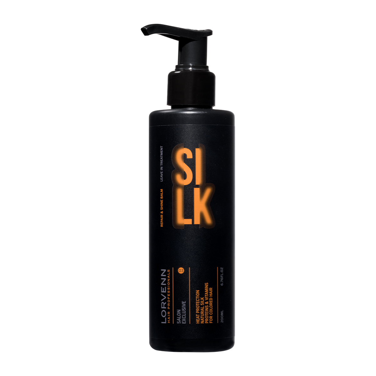 LORVENN HAIR PROFESSIONALS Salon Exclusive Silk Repair & Shine Balm Leave-In-Treatment 200ml