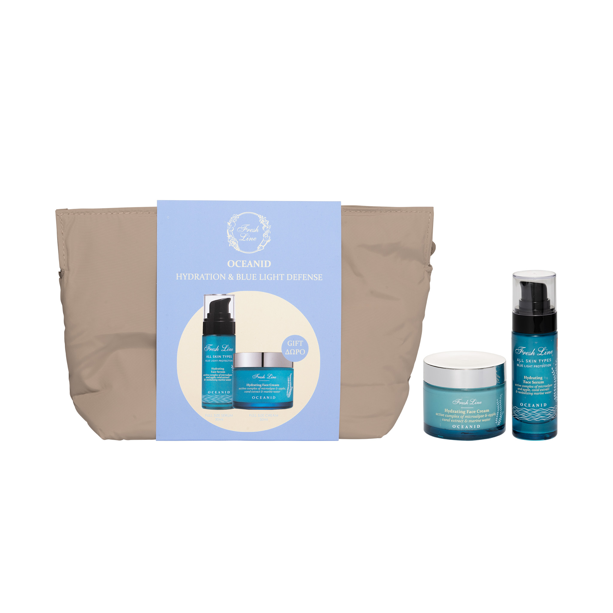 FRESH LINE Ωκεανίδα Ενυδάτωση & Προστασία Σετ 2τμχ