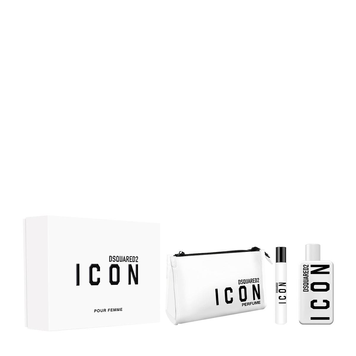 Icon Pour Femme Eau De Parfum 100ml & Travel Spray 10ml & Pouch