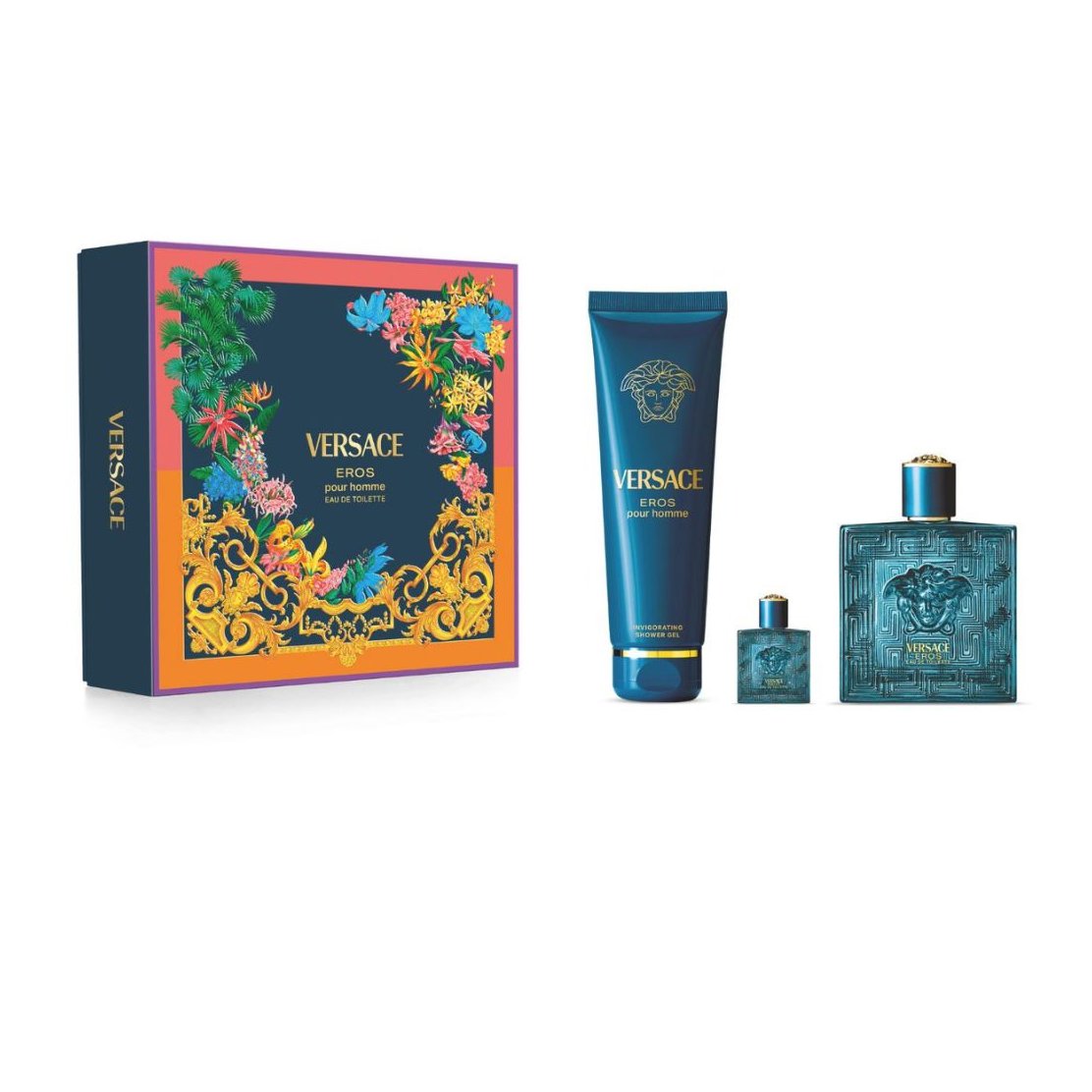 Eros Pour Homme Eau De Toilette 100ml Set