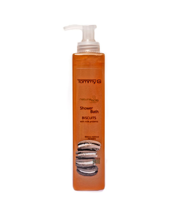 TOMMY G Natural Spa Shower Bath Biscuits 300ml