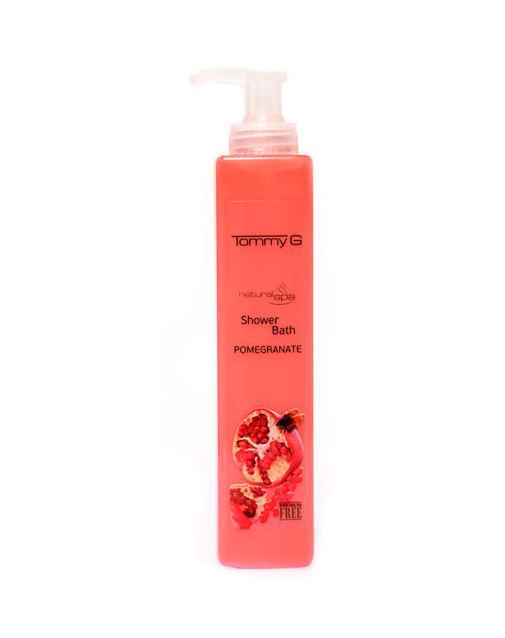 TOMMY G Natural Spa Shower Bath Pomegranate 300ml