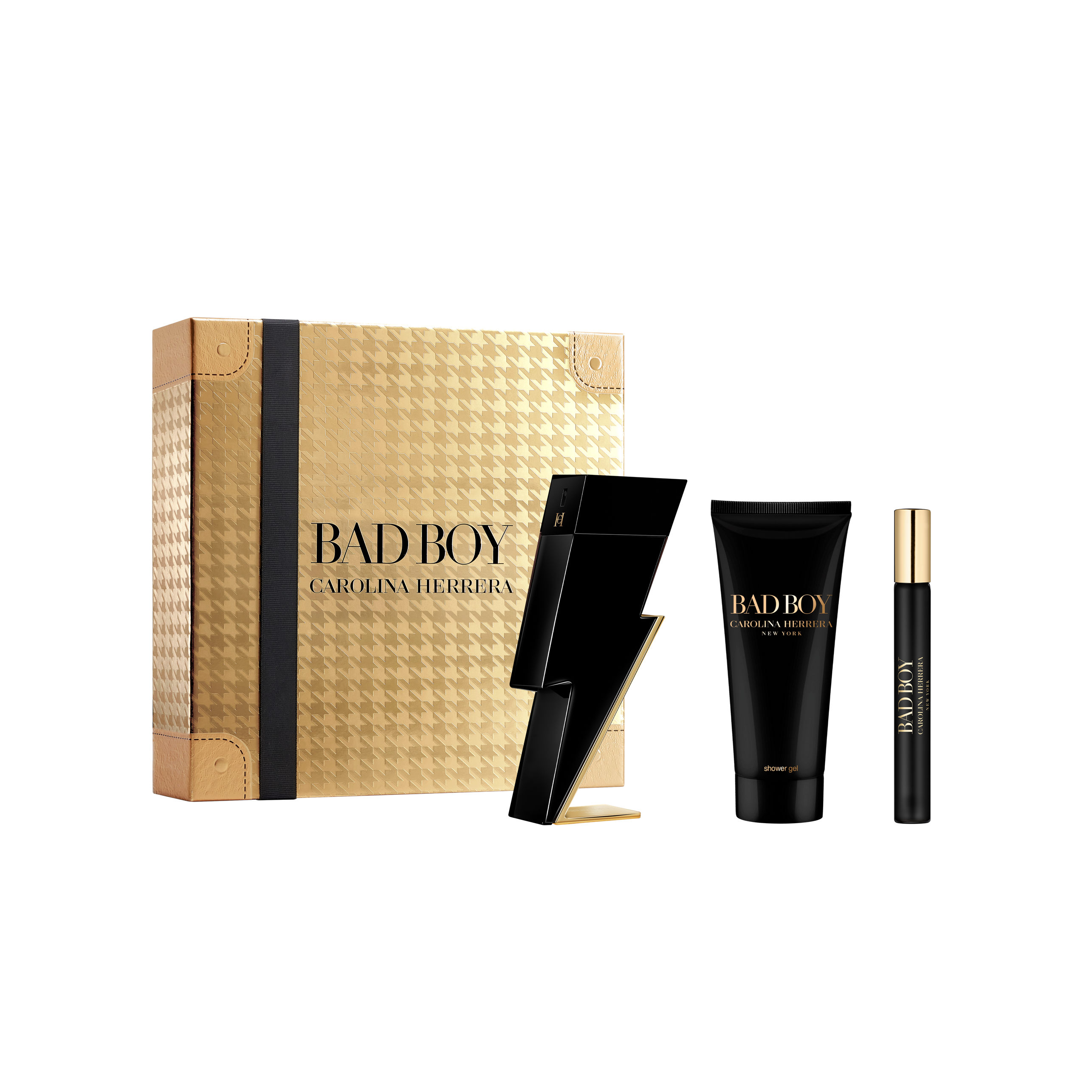 Bad Boy Eau De Toilette 100ml & Shower Gel 100ml & Travel Spray 10ml