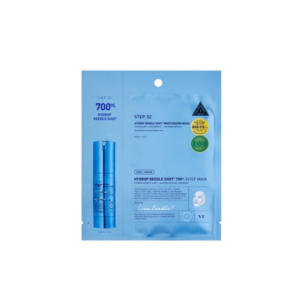 VT COSMETICS Hydrop Reedle Shot 700hl 2-Step Mask 1,5gr + 27gr