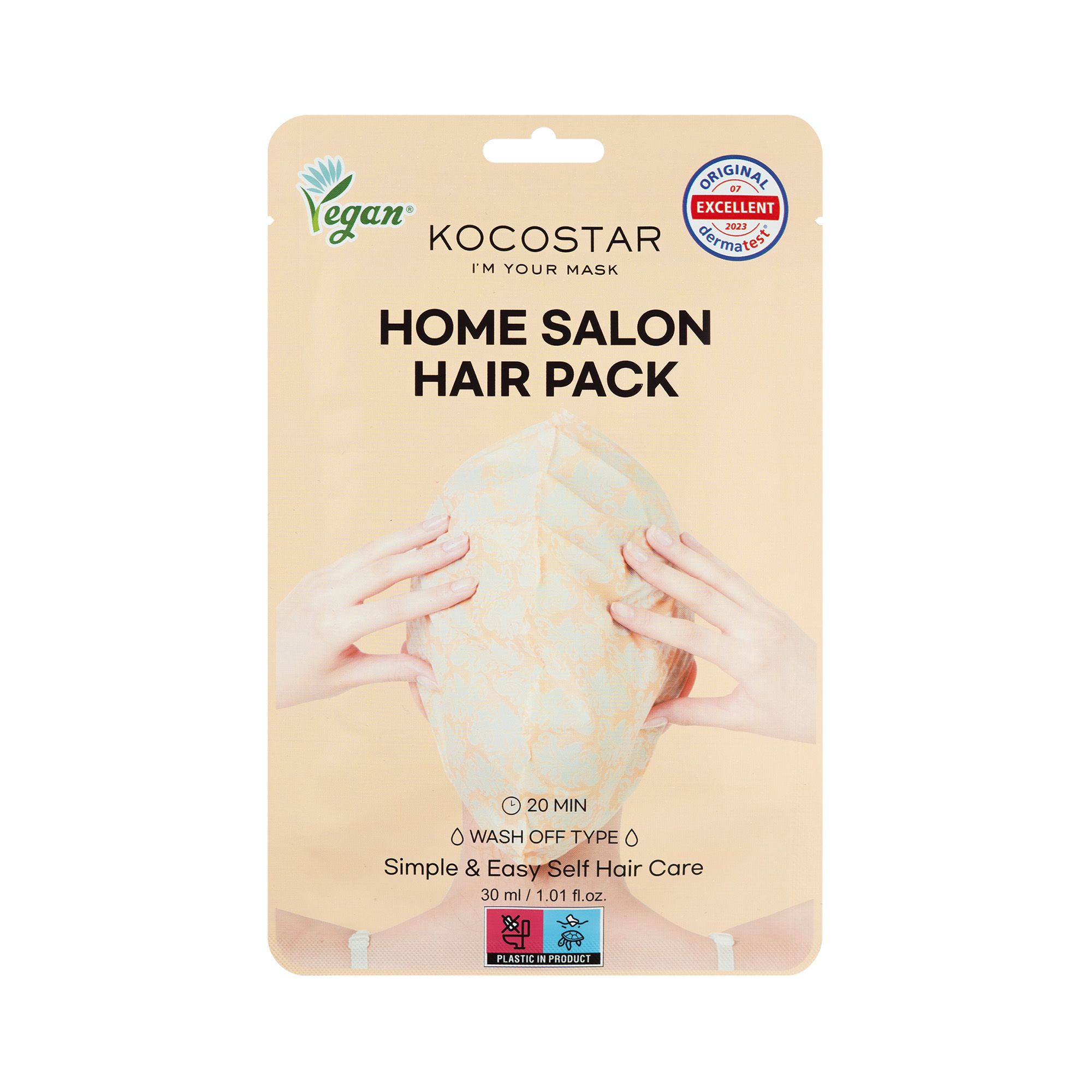 KOCOSTAR Home Salon Hair Mask Μάσκα Για Ξηρά & Ταλαιπωρημένα Μαλλιά 30ml