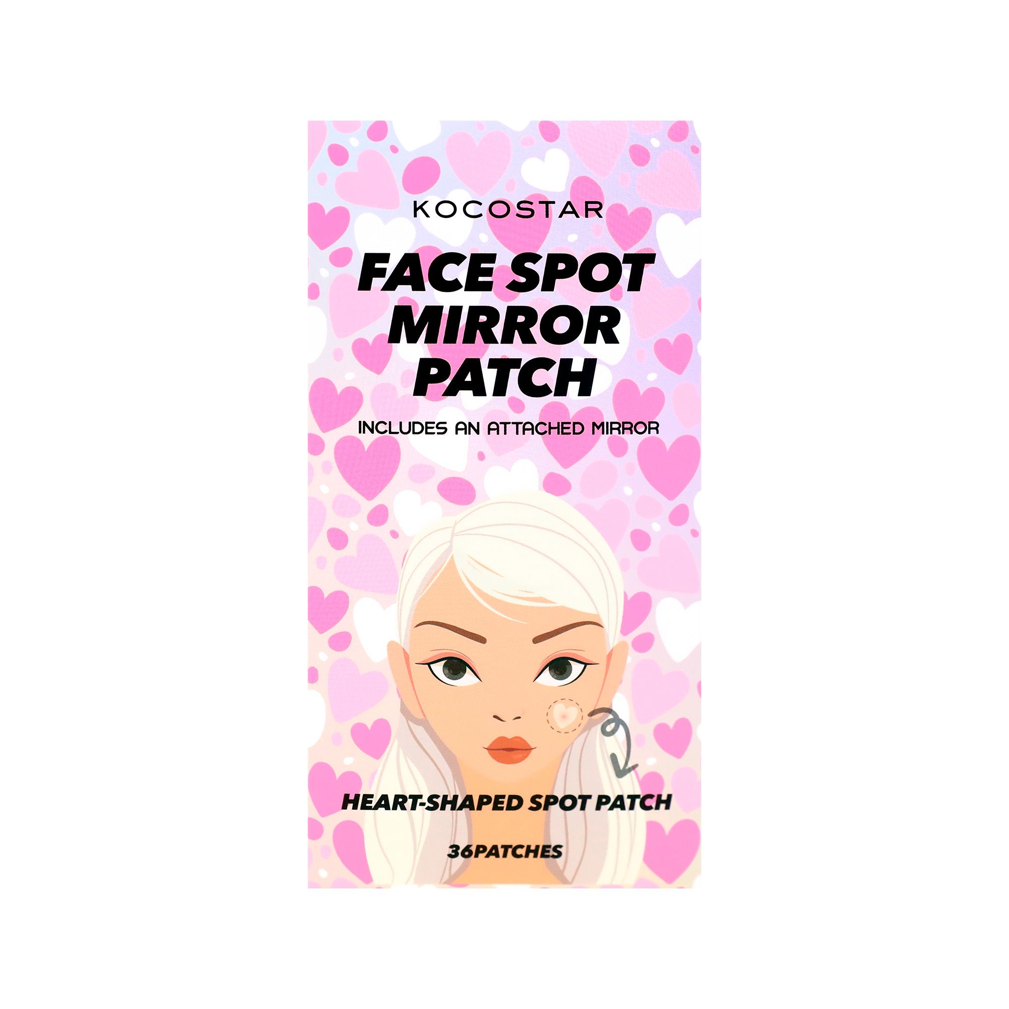 KOCOSTAR Face Spot Mirror Patch Διάφανα Επιθέματα για τις Ατέλειες του Προσώπου