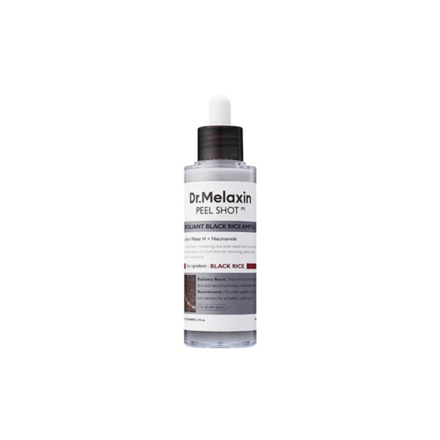 DR.MELAXIN Peel Shot Exfoliating Black Rice Ampoule 80ml