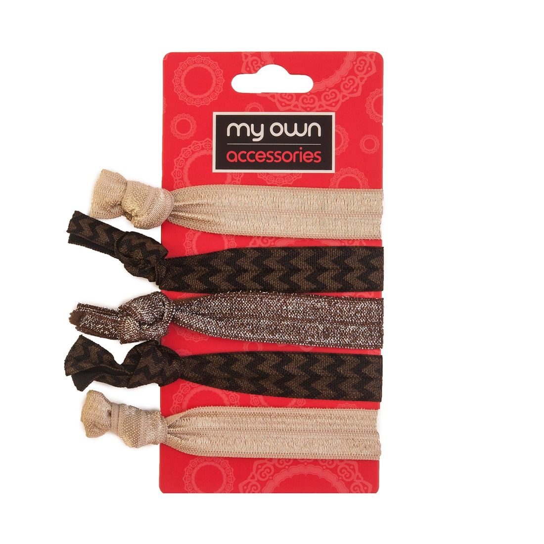 my own Σετ με 5 λαστιχάκια μαλλιών.