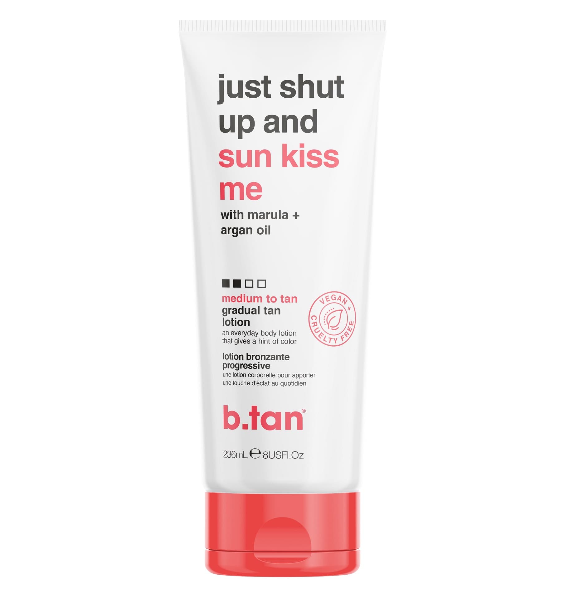 B.TAN Sunkiss Me Ενυδατική Λοσιόν Σώματος Self Tanning Medium 236ml