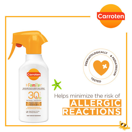 Αντηλιακό Γαλάκτωμα Family Trigger Spray SPF30 270ml