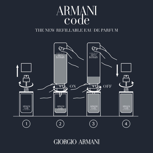 Armani Code Eau De Parfum Refill 150ml