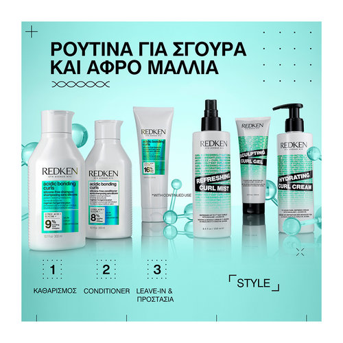 Acidic Bonding Curls Leave-In Για Σγουρά & Άφρο Μαλλιά 250ml