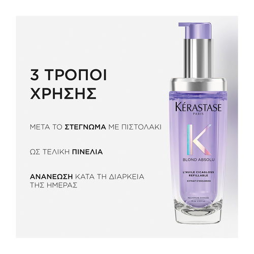 Blond Absolu LΗuile Cicagloss Refillable Έλαιο Για Ξανθά Μαλλιά 75ml