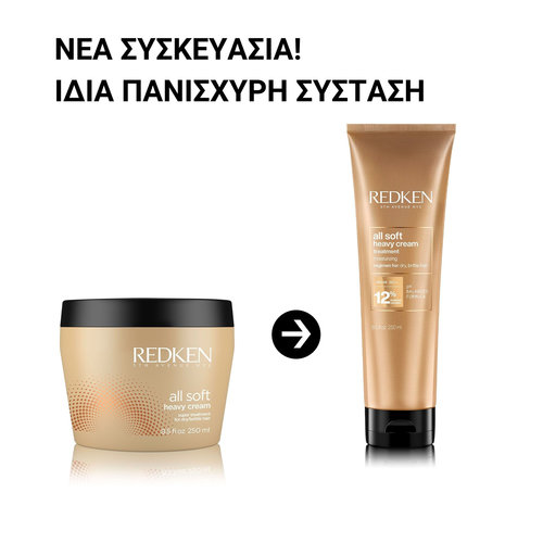 All Soft Heavy Cream Μάσκα Απαλότητας & Λάμψης για Αφυδατωμένα Μαλλιά 250ml